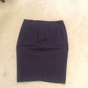 Charcoal gray textured Express pencil skirt